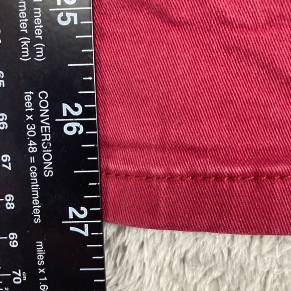 Maurices Women Burgundy Red Stretch Twill Straight Leg Pants Size 7/8‎ REG - Picture 10 of 15